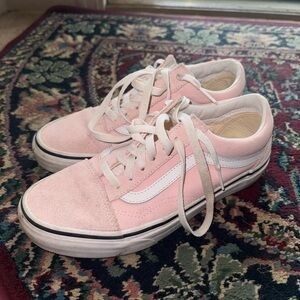 Light pink old school vans